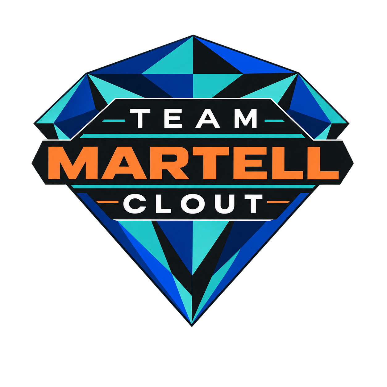 Team Martell Clout diamond logo